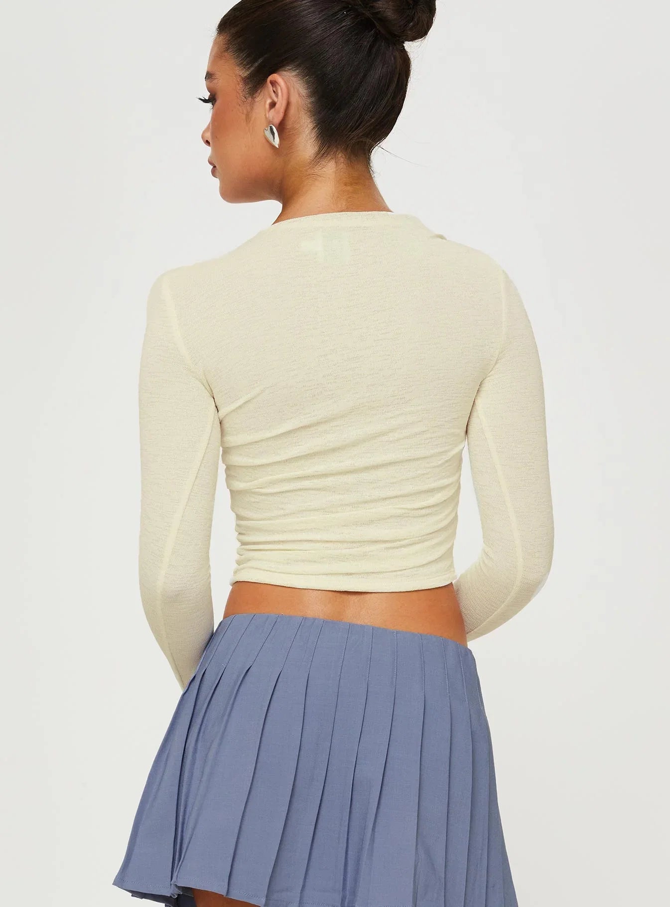 Luvinia Long Sleeve Top Cream