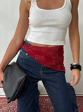 Solara Scarf Red Paisley