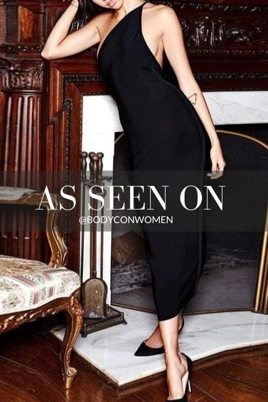 Joi Bodycon Midi Dress Classic Black