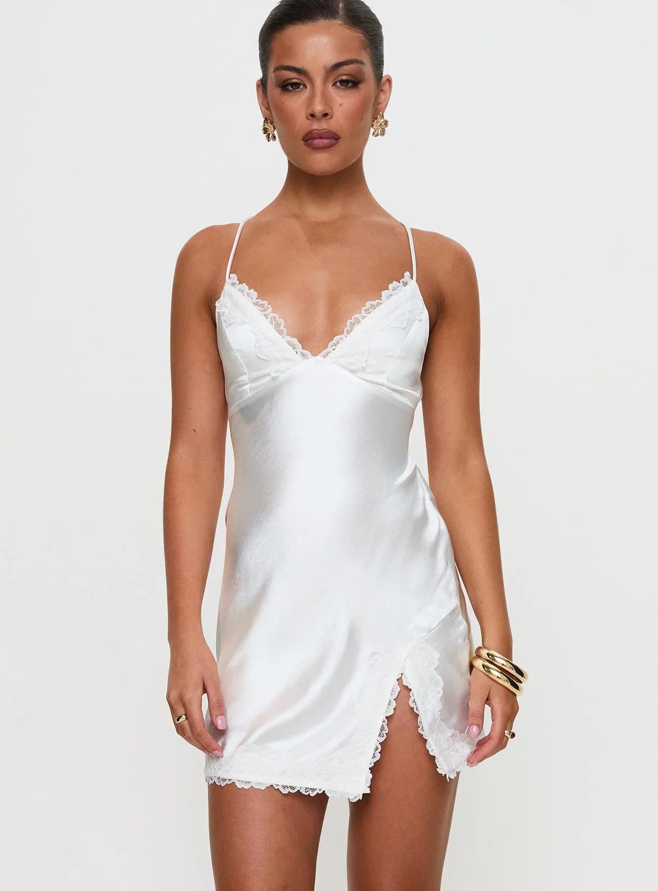 Anysa Mini Dress White