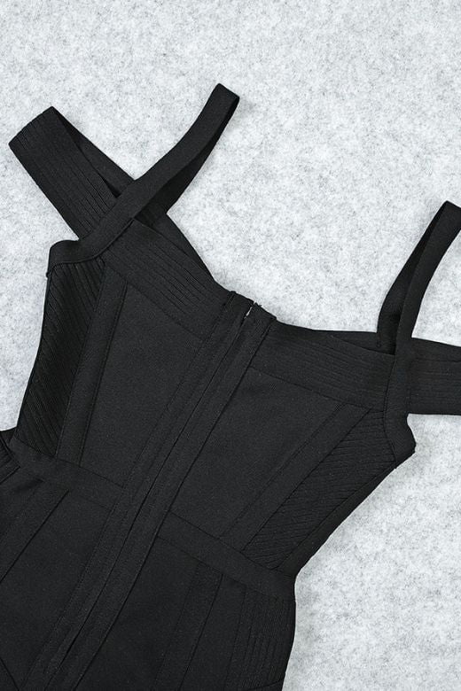 Sophia Bandage Mini Dress Classic Black