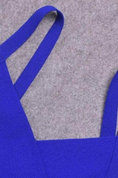 Bek Bandage Dress Royal Blue
