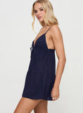 Nicoletta Mini Dress Navy