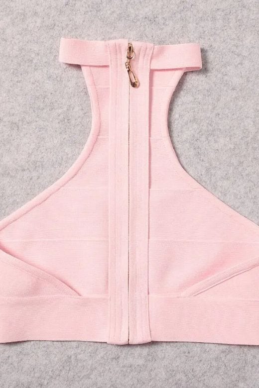 Elli Bandage Crop Top Dusty Pink