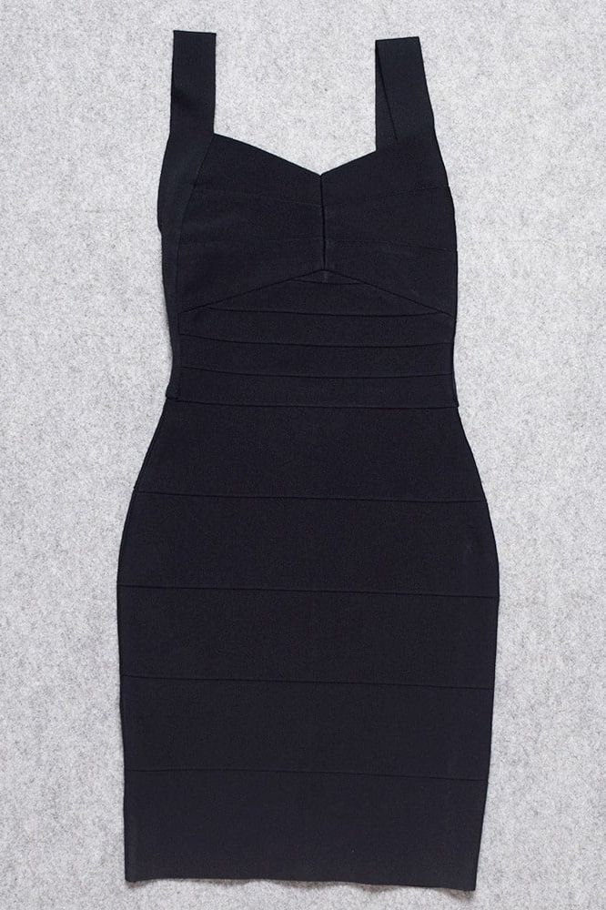 Maya Bandage Mini Dress Classic Black