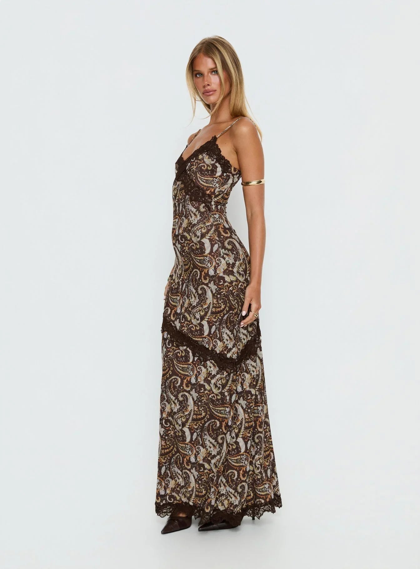 Musico Lace Maxi Dress Paisley