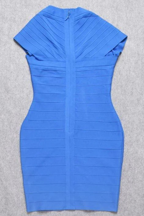 Miranda Bandage Mini Dress Royal Blue