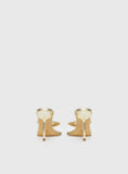 Billini Dalella Thong Heels Gold Metallic