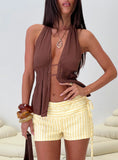 Electric Night Shorts Yellow Stripe