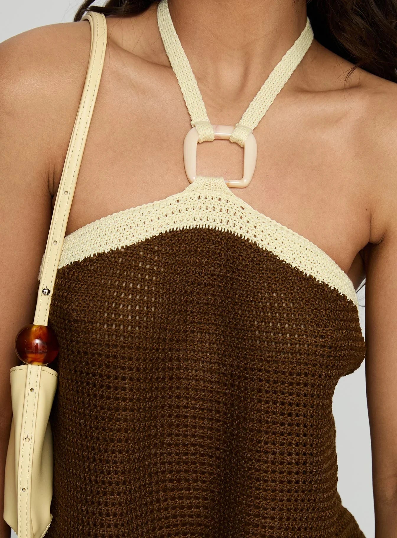Contradiction Hardware Detail Top Brown Yellow