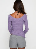 Hyacinthe Long Sleeve Top Lilac