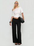 Ashlinn Off Shoulder Drapey Top White