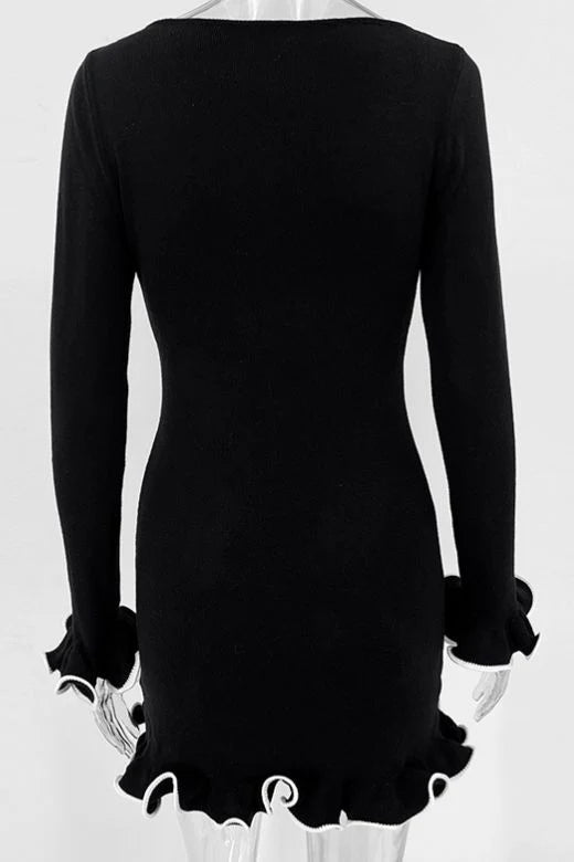 Regina Long Sleeve Mini Dress Sun Yellow Sale