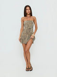 Nakamia Strapless Mini Dress Paisley