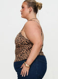 Jaquelyn Top Leopard Curve