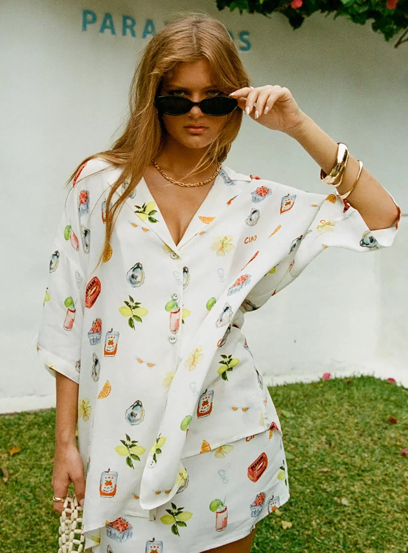 Caraliia Shirt White Multi