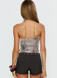 Chavela Strapless Sequin Top Multi