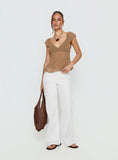 Jazz Club Top Brown Polka