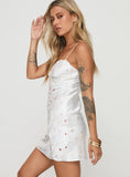 Snowbird Mini Dress White Floral