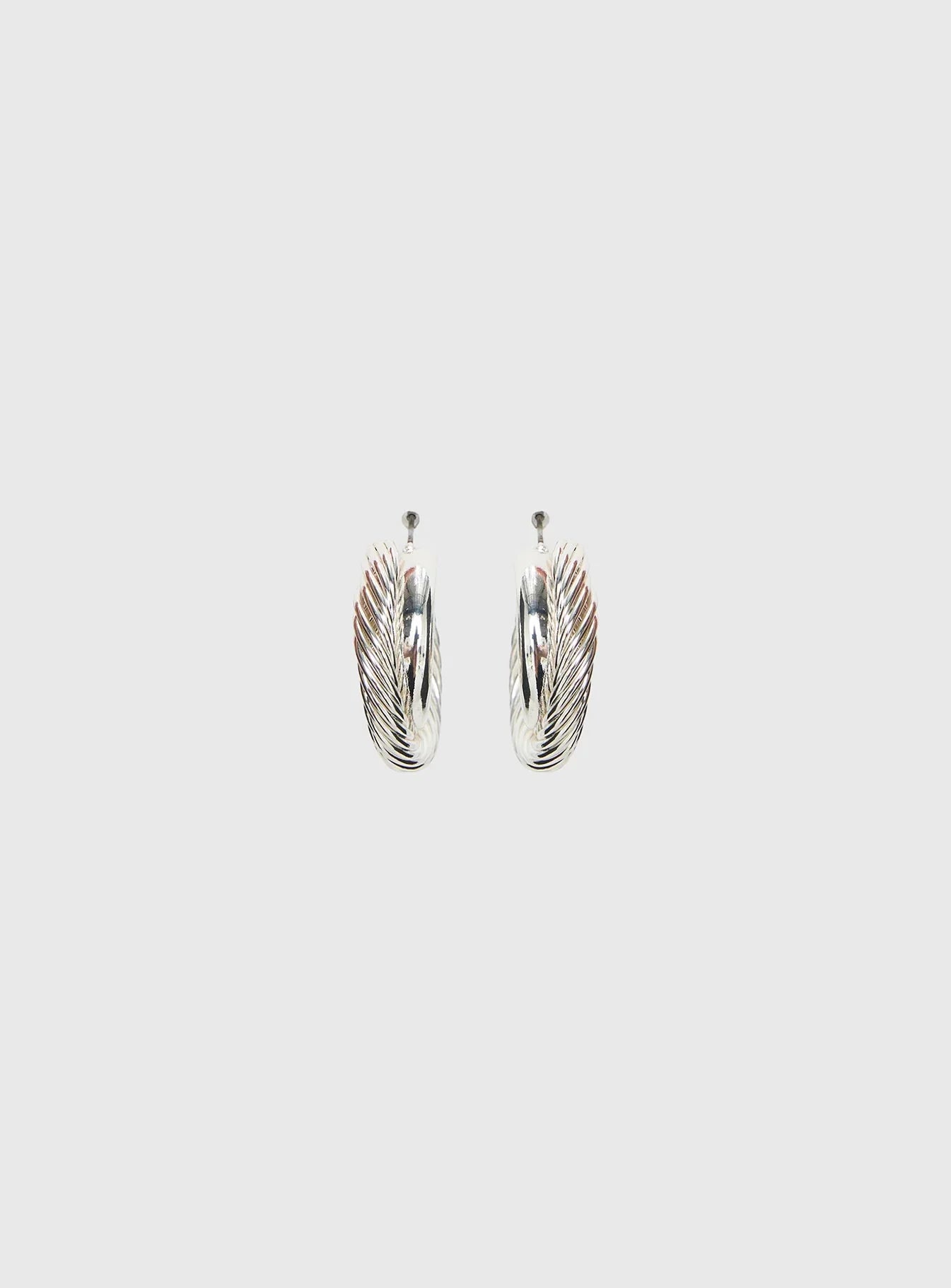 Aster Layered Hoops Silver