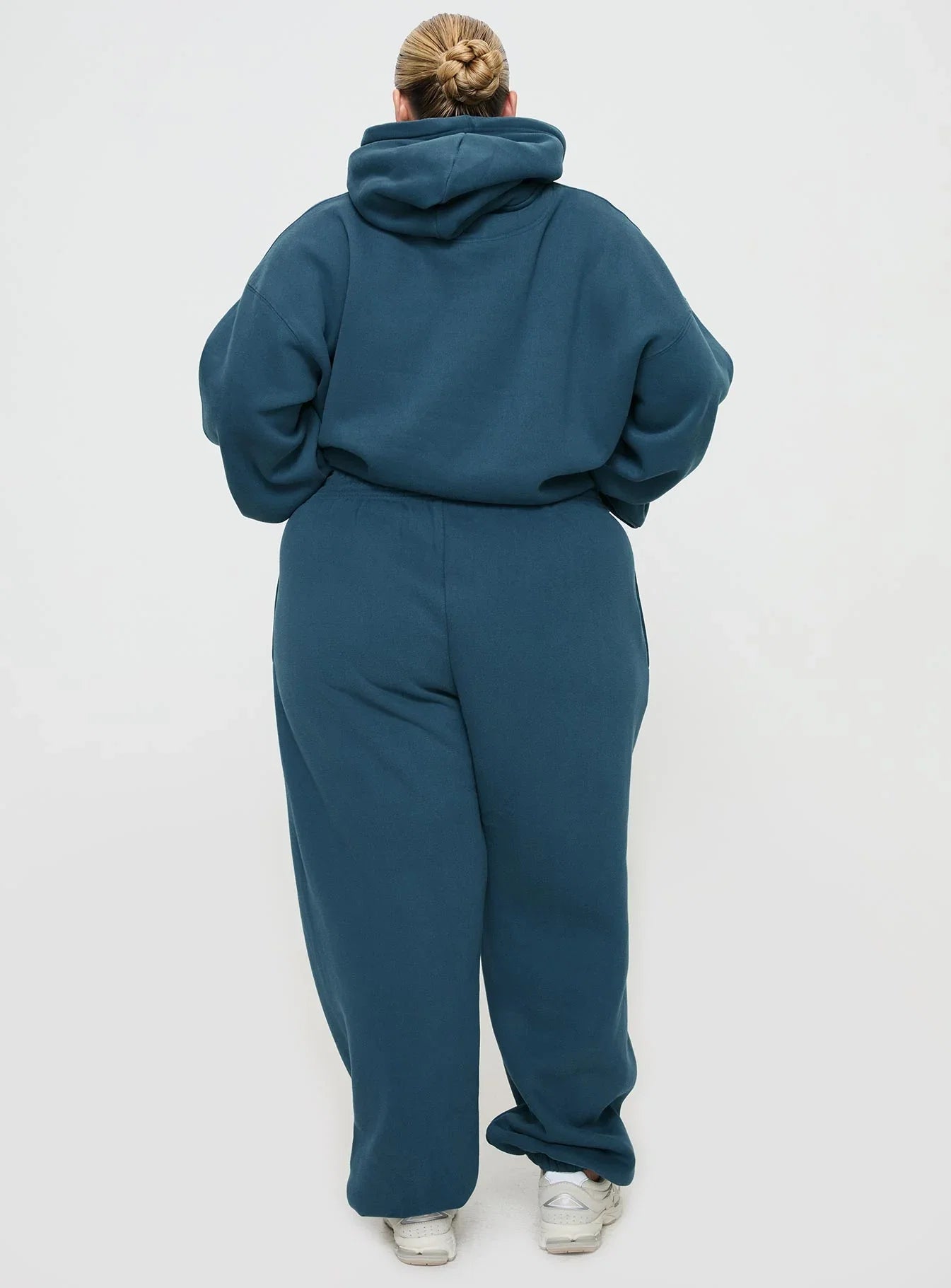 Princess Polly Track Pants Block Cursive Text Slate Curve