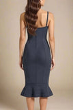 Joy Bandage Midi Dress Classic Black