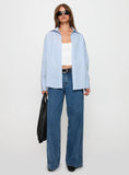 Mallin Shirt Blue White Stripe