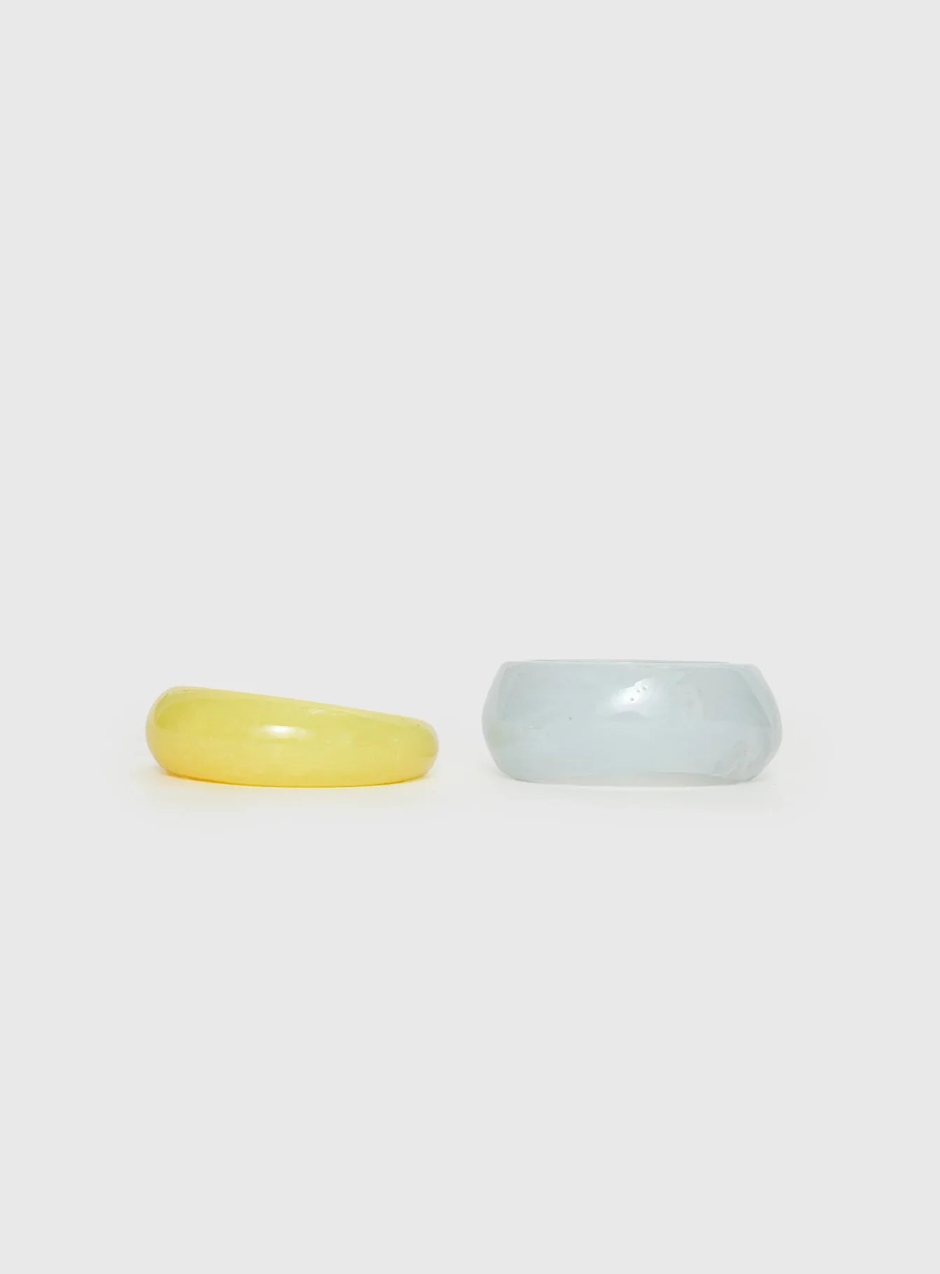 Dance All Night Resin Cuff Pack Yellow Blue