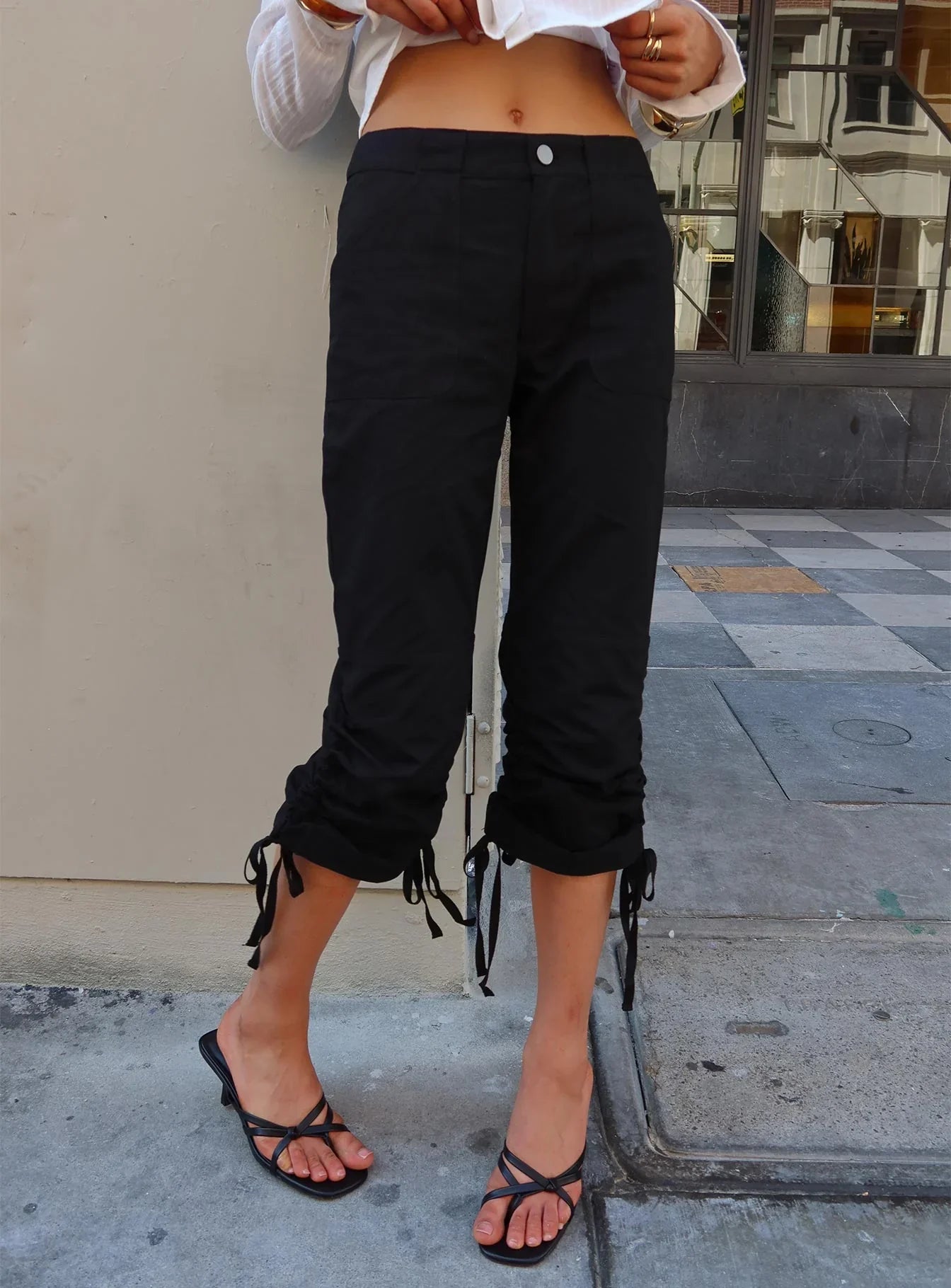 Hot Rod Capri Pant Black