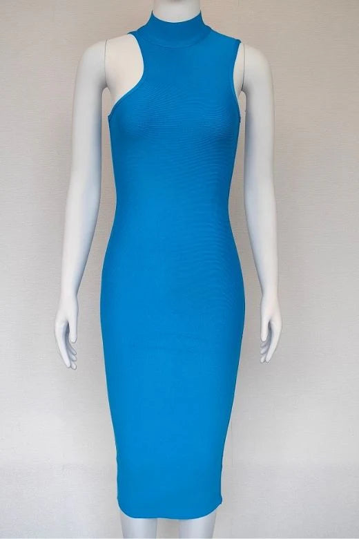 Layla Bandage Midi Dress Sky Blue