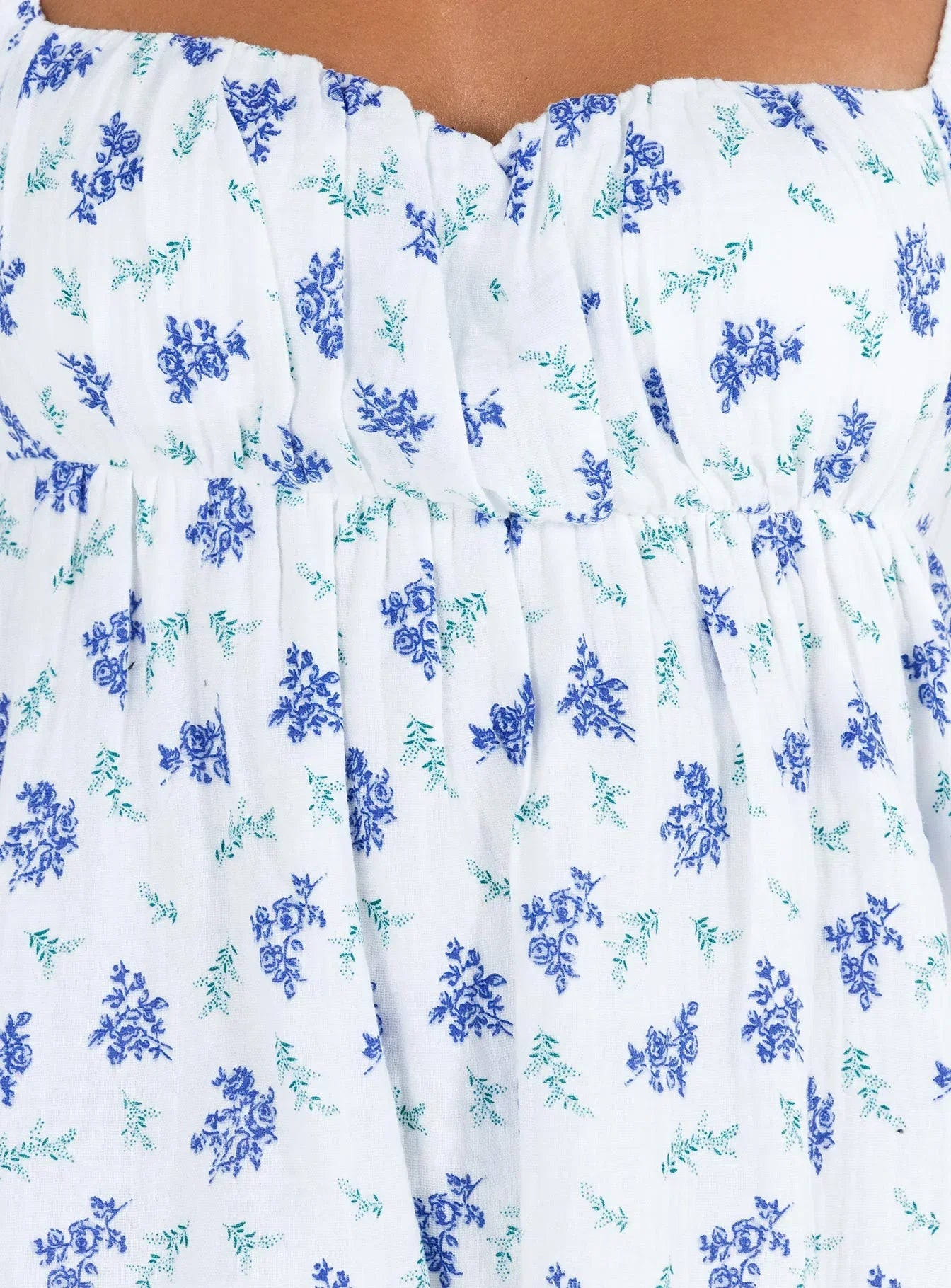 Lets Dance Mini Dress Blue Floral