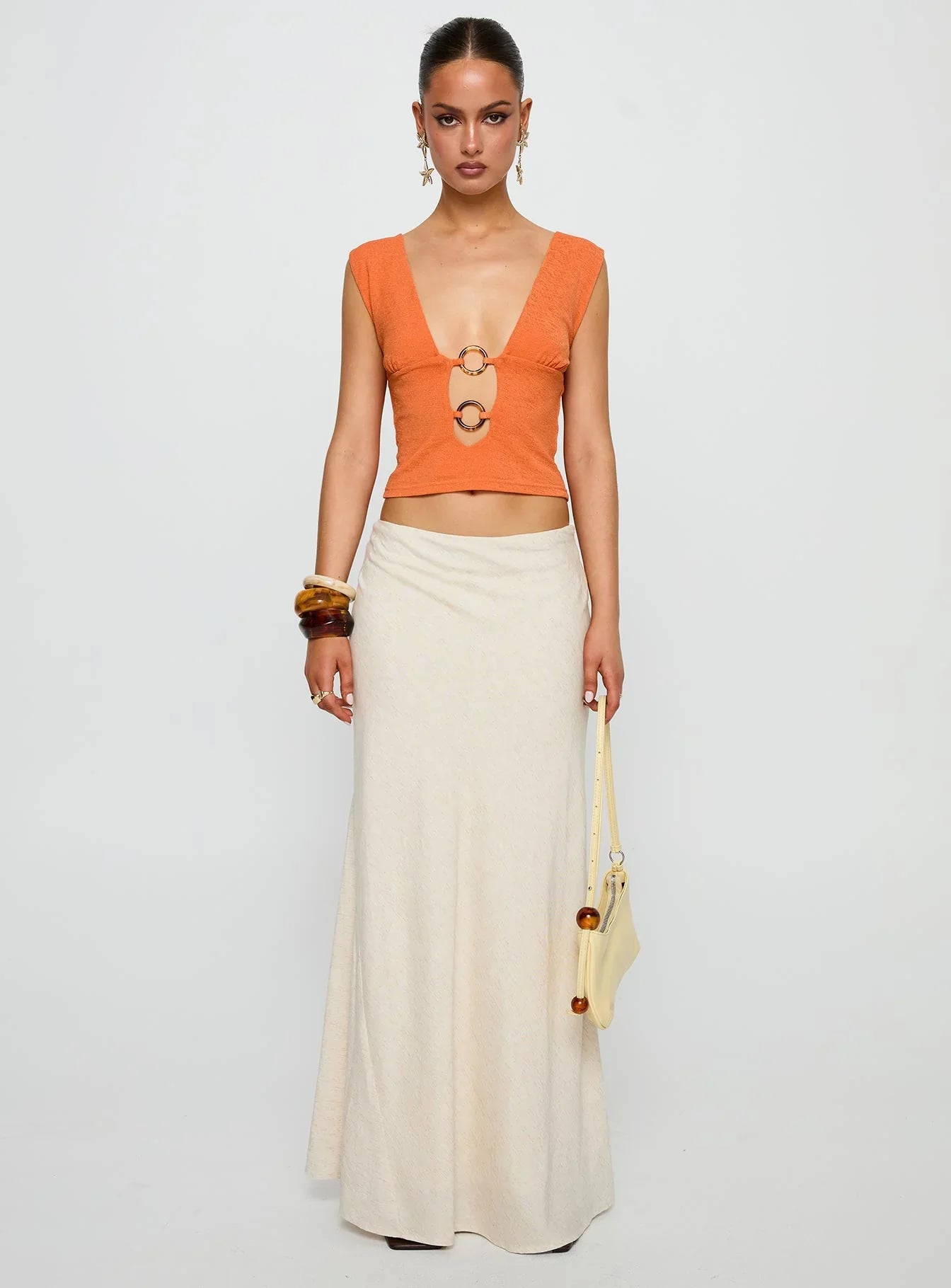 Steward Top Orange