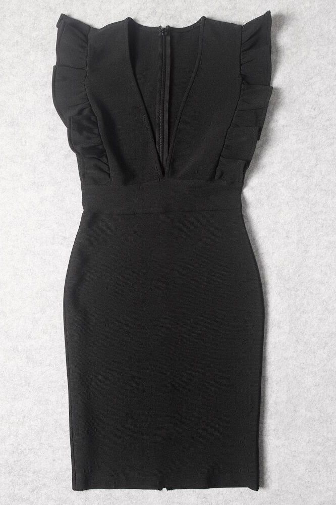 Phoebe Bodycon Dress Classic Black
