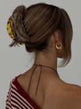 Say My Name Hair Clip Yellow Tort