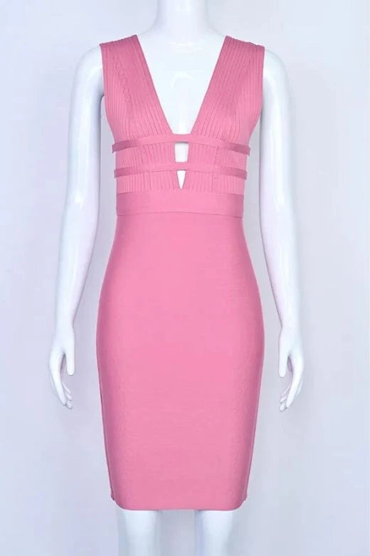 Bay Bandage Dress Ballet Pink
