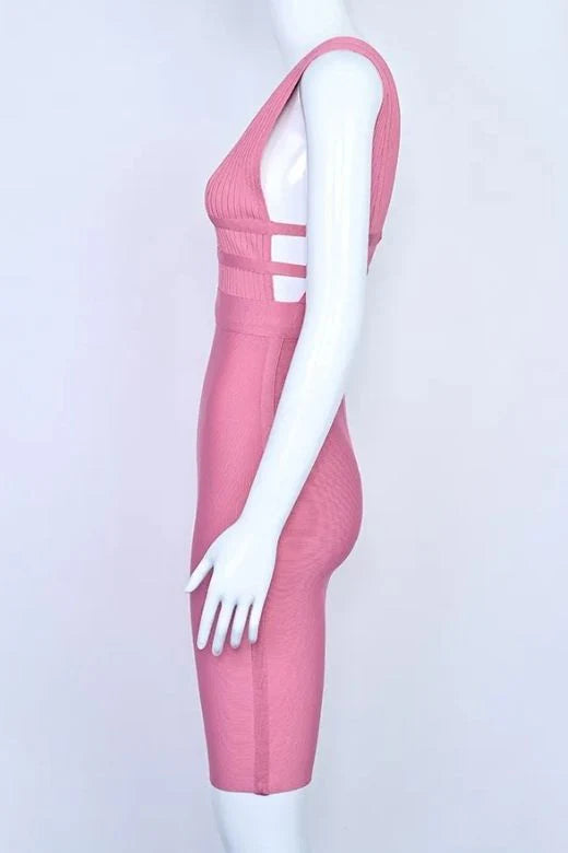 Bay Bandage Dress Ballet Pink