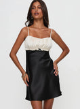 Cacciatore Mini Dress Black Cream