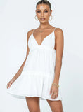 Dionne Mini Dress White Petite