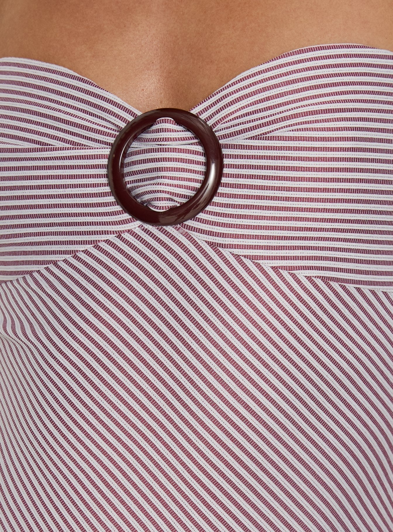 Sunbathing Hardware Detail Bodysuit Pink