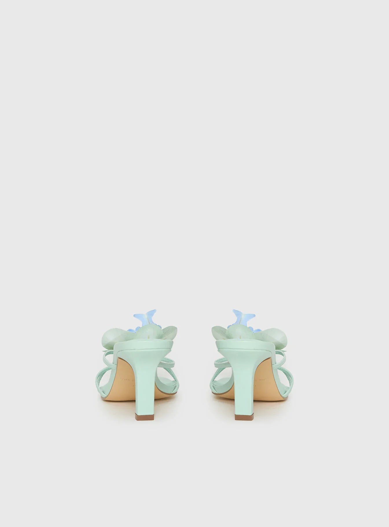 Azira Flower Detail Heels Blue