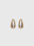 Natilee Teardrop Stud Earrings Multi
