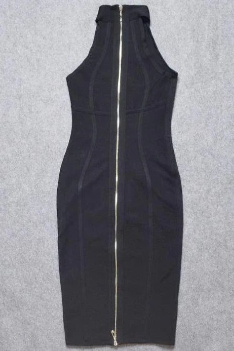 Lea Bandage Midi Dress Classic Black Sale