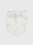 Brigette Lace Bandana White