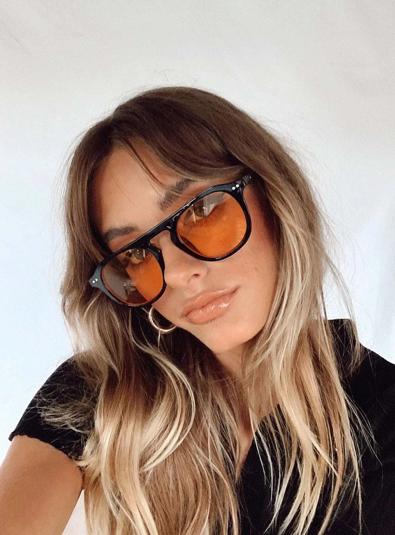 Matilda Sunglasses Black Orange