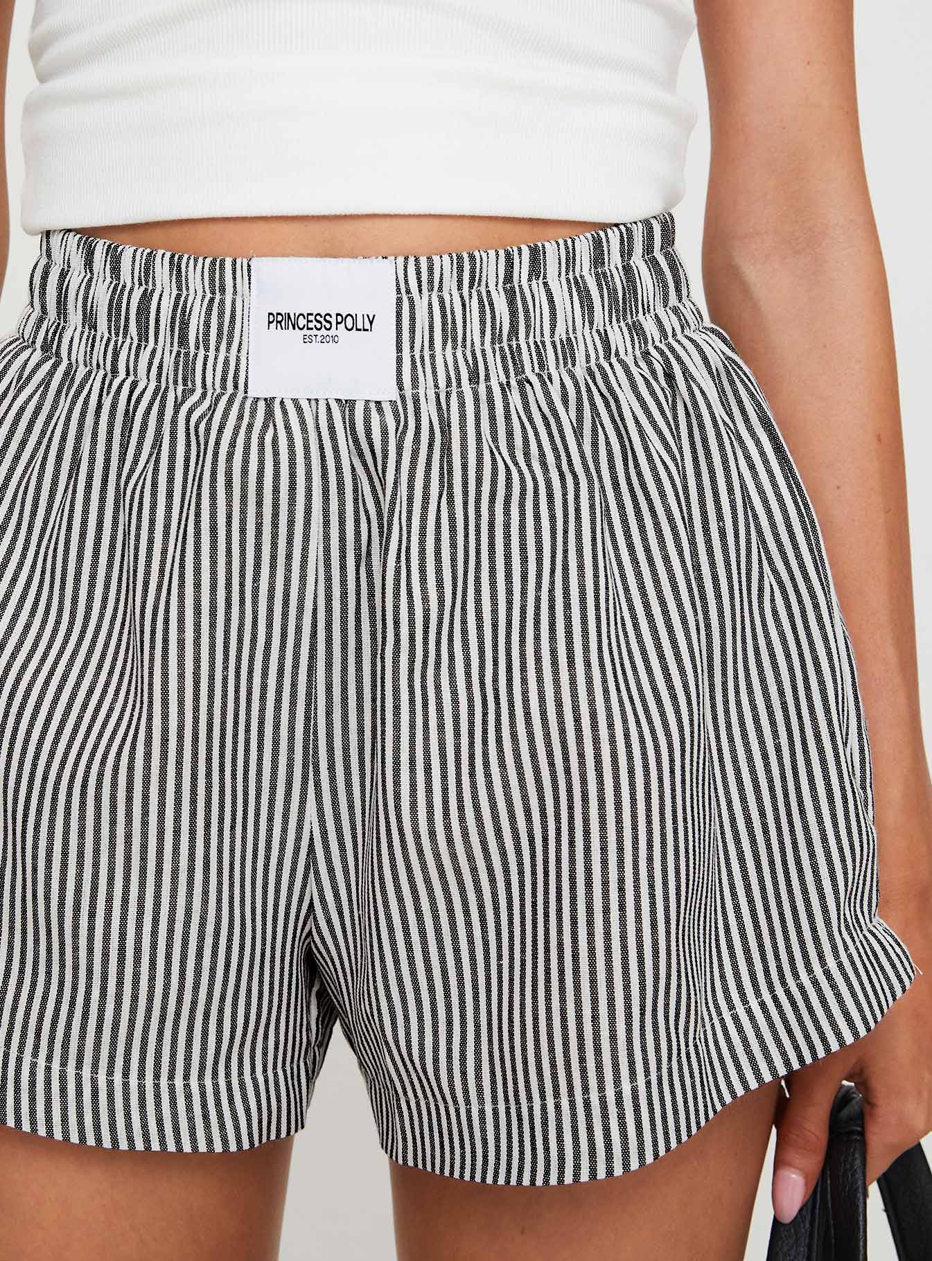 Sincar Boxer Shorts Black White Stripe