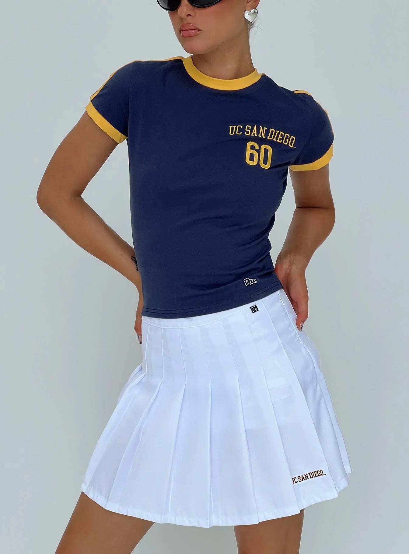 UCSD Goalie Baby Tee Navy