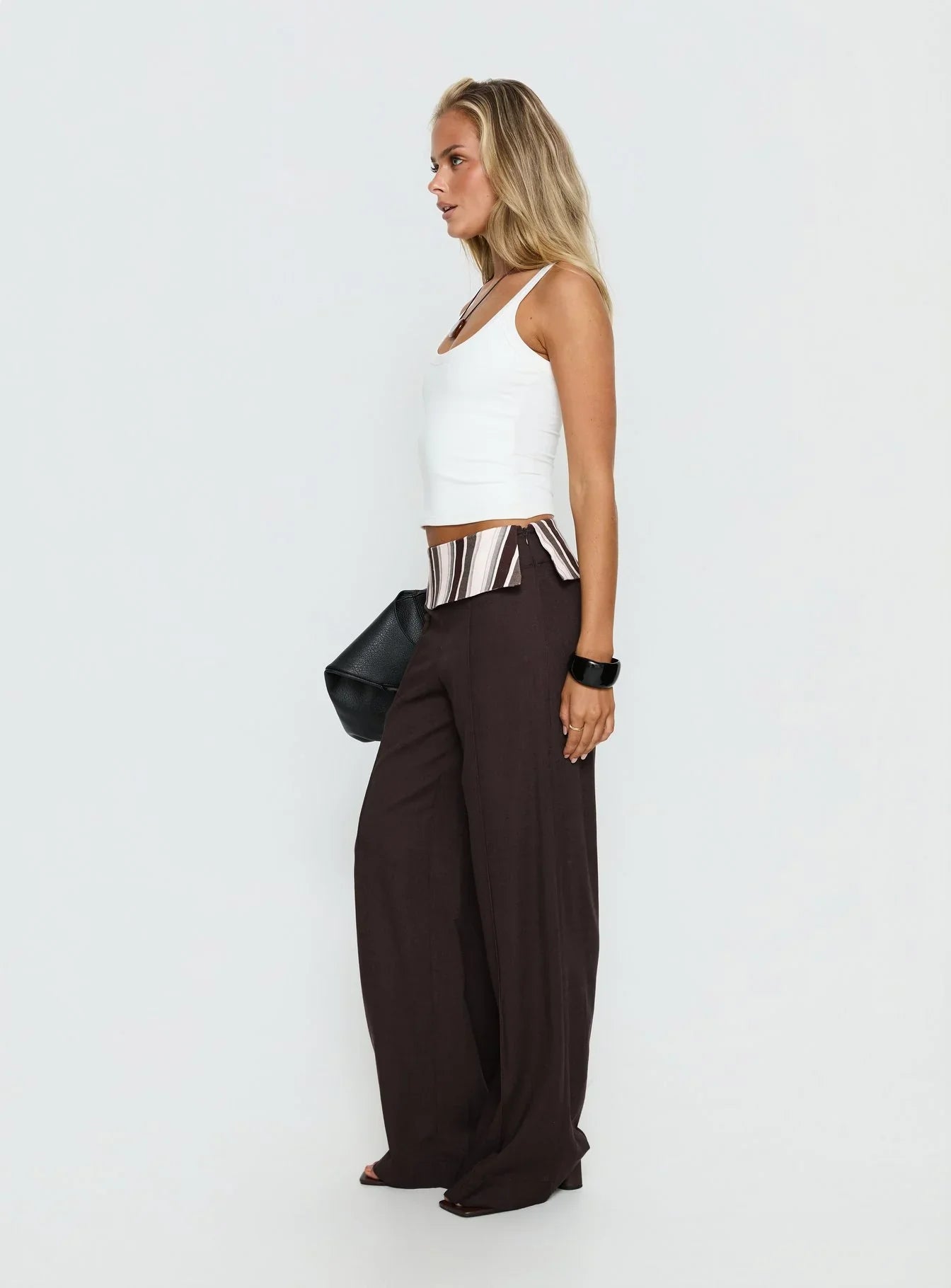 Quenlin Folded Straight Leg Pant Multi