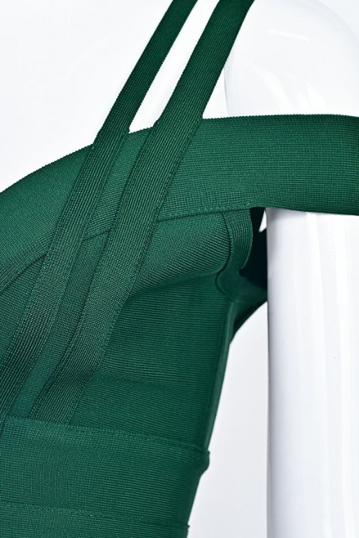 Sia Bandage Dress Emerald Green