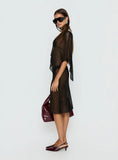 Luminous Midi Skirt Black