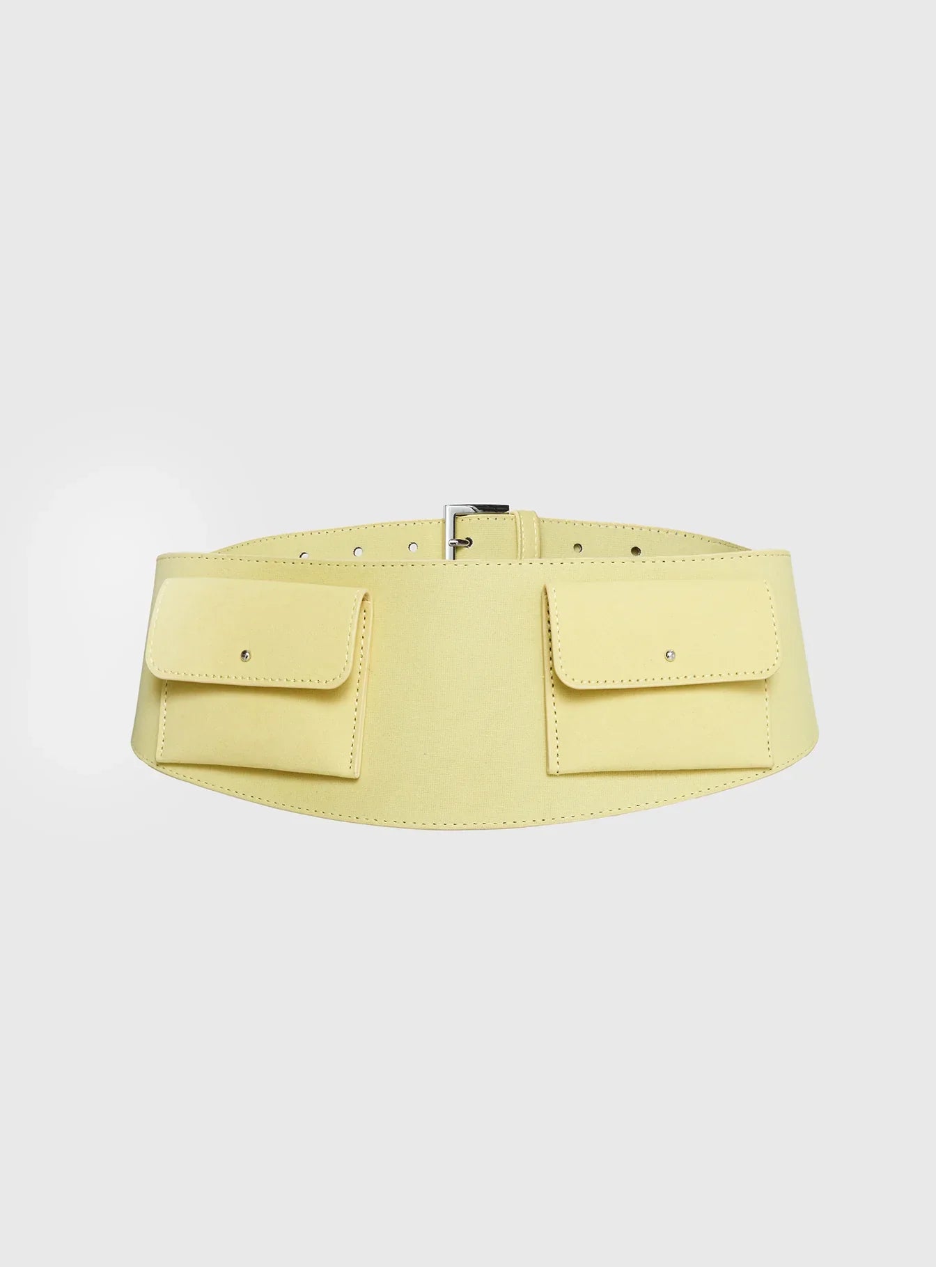 Burbank Woven Pocket Belt Yellow